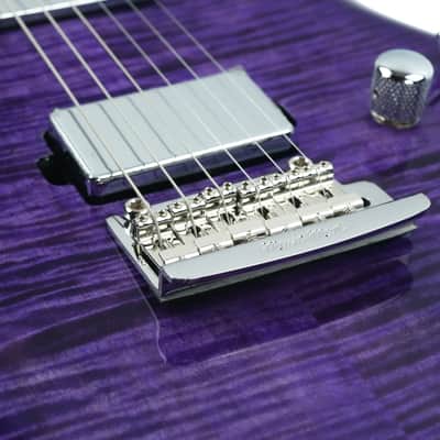 Music Man Luke 4 HH Maple Top Purple Slushie image 7
