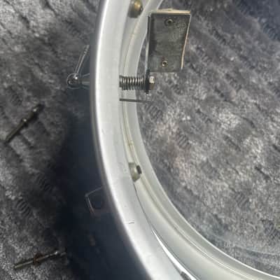 Ludwig No. 404 Acrolite 5x14" 8-Lug Aluminum Snare Drum with Keystone Badge 1963 - 1969 - Matte Aluminum image 5