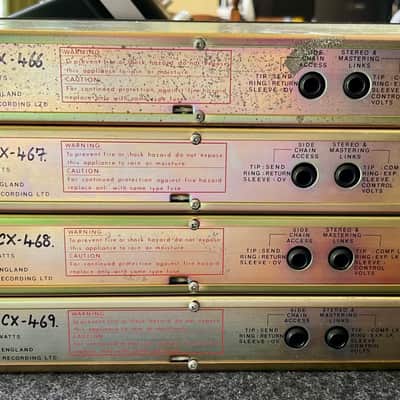 Audio & Design Recording (ADR) Compex 2 compressor/expander/limiter x 4, consecutive serial numbers image 3