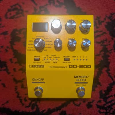 Boss OD-200 Overdrive 2019 - Present - Orange image 2