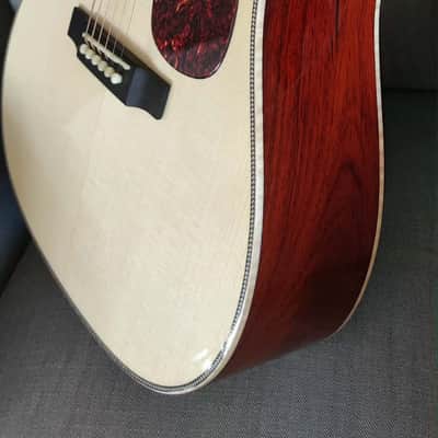 Hsienmo European Spruce- Cocobolo custom Dreadnought image 2