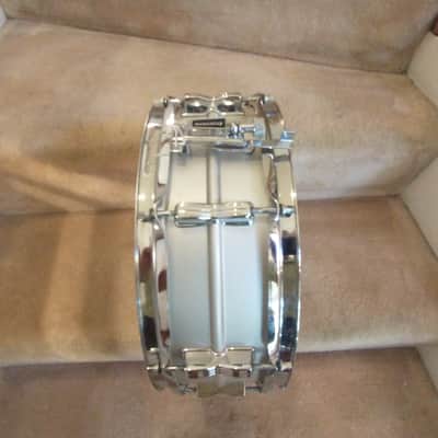 Ludwig Vintage Acrolite aluminum snare drum pointed corner badge mid-70s very clean! image 8