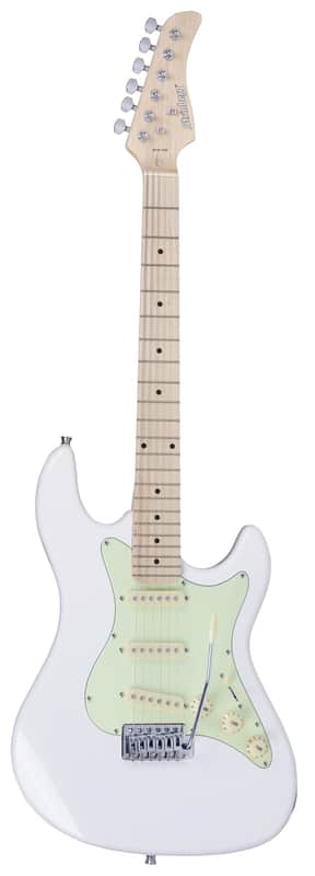Strinberg STS100 Stratocaster - White - Gigbag included image 1