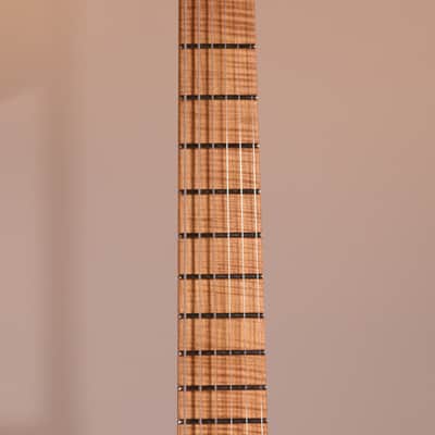 Jackson Custom Shop USA Signature Phil Collen PC1 - Caramelized Flame Maple Fingerboard, Satin Au Natural image 8