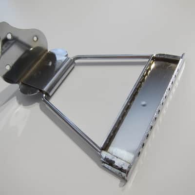 Gibson Acoustic 12 String Guitar Tailpiece Authentic Vintage Part Circa-1960s-Chrome image 4