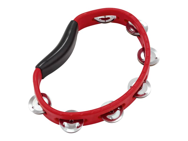 Meinl Percussion HTR Headliner Series Hand Held ABS Tambourine - 1 Row, Red (VIDEO) image 1
