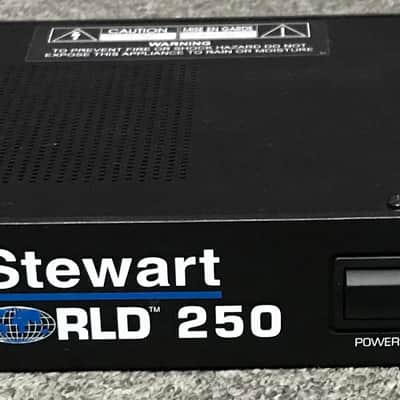 Stewart WORLD 250 Stereo Power Amp - 1U - 125W per Channel image 1