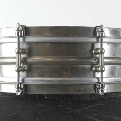 1920s Ludwig 4x14 "All Around" Dance Model Snare Drum image 4