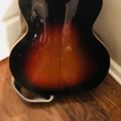 Vega Odell Archtop Electric Early 1960s Vintage Dark Burst image 6