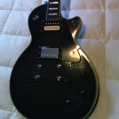 Agile Fretless Guitar Singlecut LP project-Blackburst w/ vintage caps-Final price-Epiphone Probucker image 5