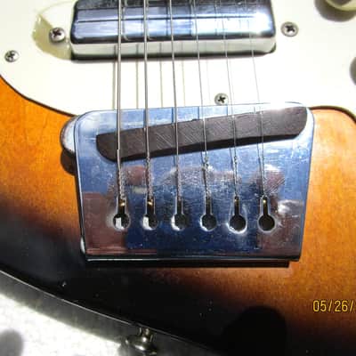 Alamo Fiesta Guitar, 1960's , Antonio, Texas, USA, 3 PU's, Case image 6