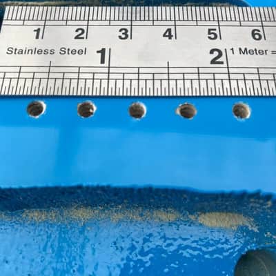 new Strat Stratocaster Style Guitar Body  in miami blue image 6
