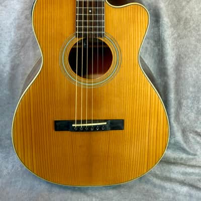 Recording King RP1-16C Torrefied Red Spruce Top 12-Fret Single-0
