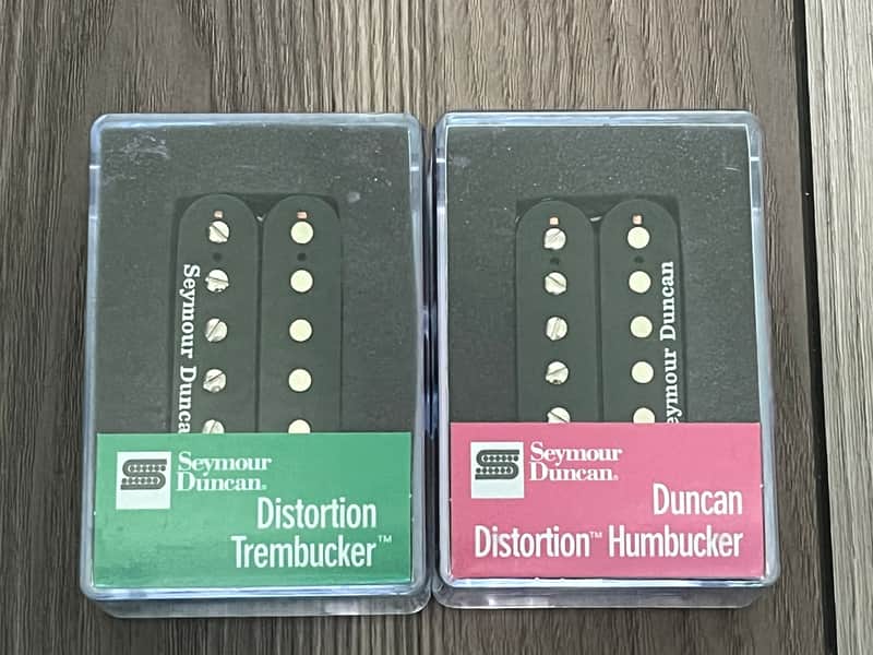 Seymour Duncan TB-6 Trembucker / SH-6N Duncan Distortion Black Pickup Set image 1