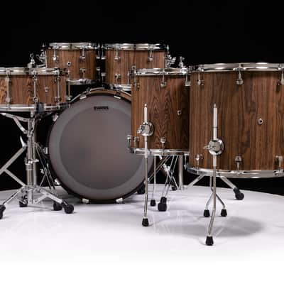 Varus Drums 5pc Shell Pack Mahogany Shells - Bocote Outer Ply image 4