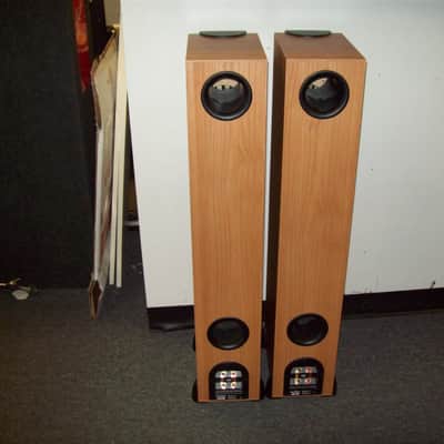 Set Of Paradigm Monitor 7 V.6 Hi Fi Speakers Cherry image 4