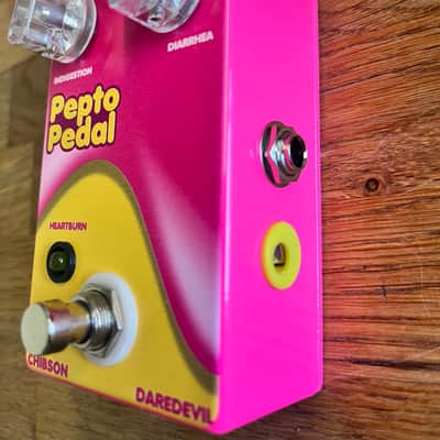 Chibson Pepto Bismol Limited Edition Fuzz Guitar Pedal – Excellent Condition image 2