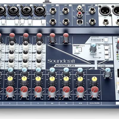 Soundcraft Notepad-12FX Analog Mixing Console w/ USB I/O & Lexicon Effects image 5