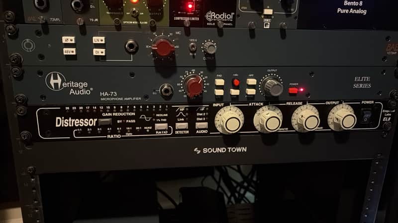 Heritage Audio HA-73 Elite Series Single-Channel Mic Preamp 2017 - 2019 Blue image 1