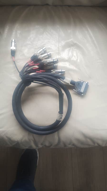 Musicstore D sub db25 to xlr 8 female image 1