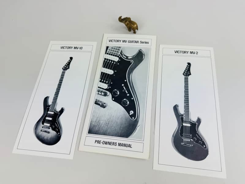 Gibson Victory MV Guitar Series Pre-Owner's Manual 1981 image 1