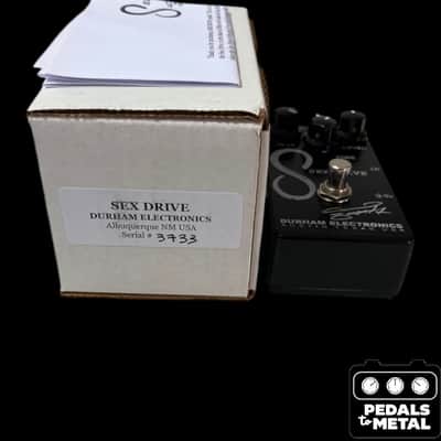 Durham Electronics Sex Drive 15th Anniversary Overdrive/Boost 2010s - Black Sparkle - X18807 image 2