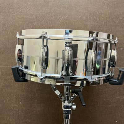 Gretsch GB4165S Brooklyn Chrome Over Steel 5.5x14" 8-Lug Snare Drum 2015 - Present - Chrome-Plated image 3