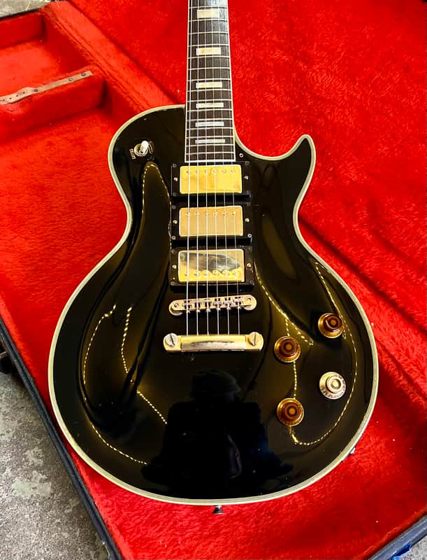 Greco Super Power EG-600 3 pickup c 1981 - Black beauty led paul