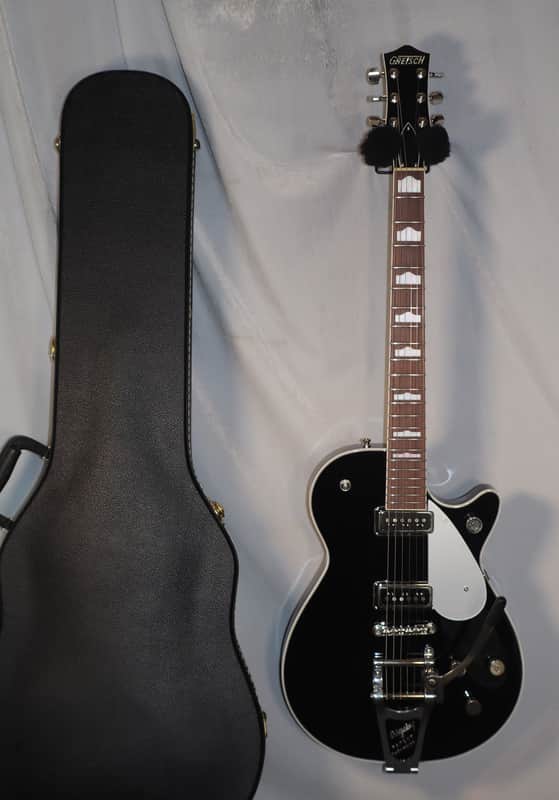 Gretsch G6128T Player's Edition DS Black Bigsby electric guitar with case + COA 2020 Made in Japan image 1