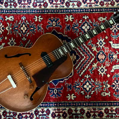 Gibson ES 125 Mahogany 1948 Walnut Stain image 10