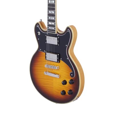 D'Angelico Deluxe Brighton - Vintage Sunburst (DADBRIVSBNS) image 1