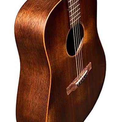 Martin Guitar D-15M StreetMaster with Gig Bag, Acoustic Guitar for the Working Musician, Mahogany Construction, Distressed Satin Finish, D-14 Fret, and Low Oval Neck Shape image 2