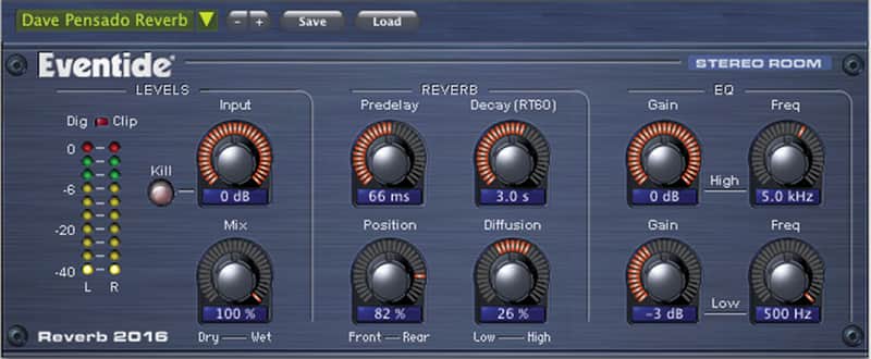 Eventide 2016 Stereo Room Reverb image 1