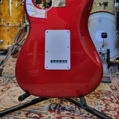 Modified Fender Jimmy Vaughn Stratocaster W/ Classic Vibe MX Neck - Candy Apple Red Incl HSC (C016-12) image 13