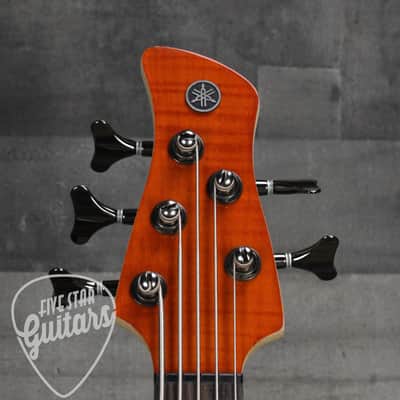 Yamaha TRBX605FM 5-String Bass Guitar - Caramel Brown image 5