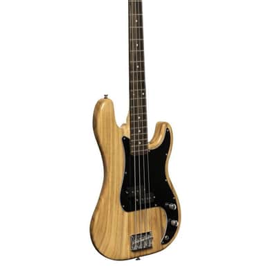 Stagg SBP-30 Standard "P" 4-String Electric Bass Guitar - Natural image 3