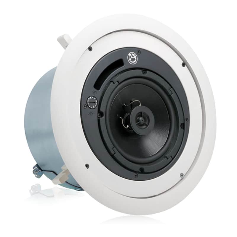 Atlas Sound FAP62T 6" Coaxial Speaker System with 70.7/100V-32W Transformer and 8 Ohms Bypass image 1