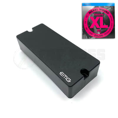 EMG 35DC Black 4 String Soapbar Bass Pickup - FREE STRINGS image 1