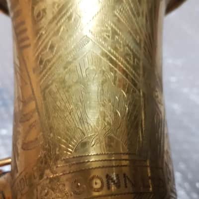 1930 CONN NEW WONDER II DECO DELUXE ALT / ALTO SAX / SAXOPHONE -- made in USA image 2