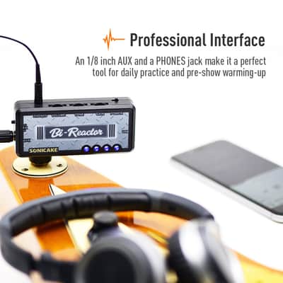 SONICAKE Guitar Headphone Amp Plug-In USB Chargable US Style High Gain Tone with Delay Effects(U.S. domestic inventory) image 5