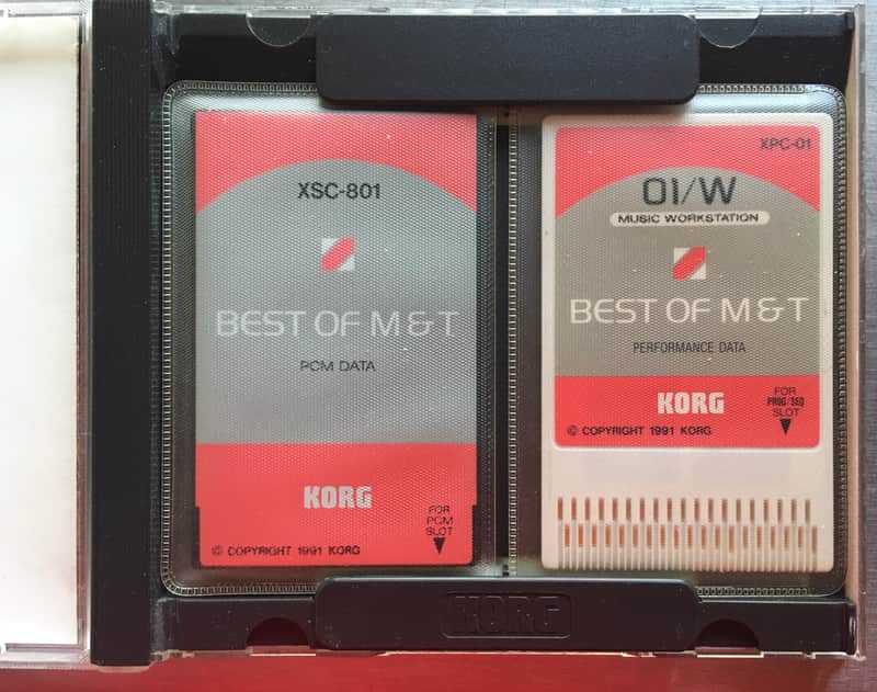 Korg Korg 01W Best of M&T cards image 1