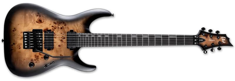 Электрогитара LTD H-1001FR BP Black Natural Burst — общий вид