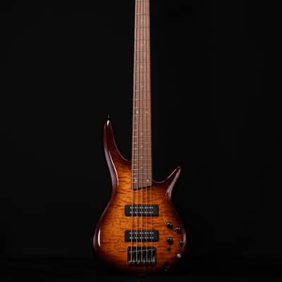 Ibanez SR405 Electric Bass, Dragon Eye Burst - Blem image 5