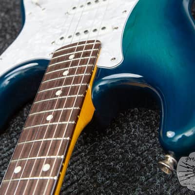 Tokai AST-108 S-Style MIJ Blue Burst Trans Ash Rosewood Alnico 2 Made in Japan image 10
