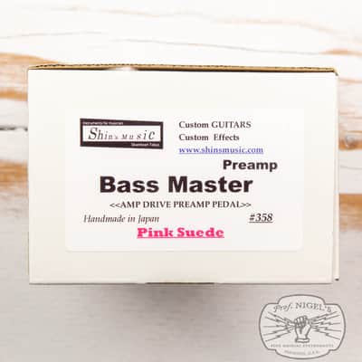 Shin's Music Pink Suede Bass Master Preamp w/ Box Bassman MIJ - Free Shipping image 7