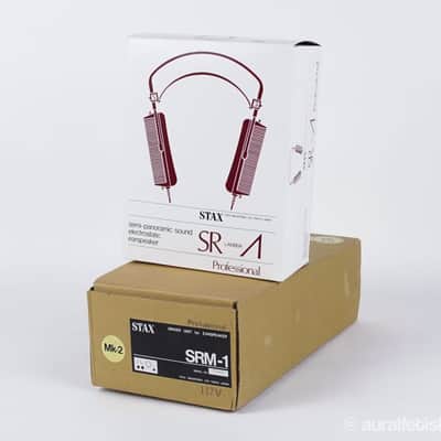Stax SR Lambda Pro / SRM-1 MKII Pro // Audiophile Headphones with Amplifier / Original box image 11