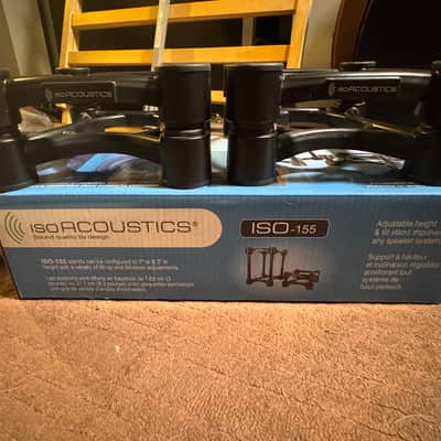 IsoAcoustics ISO-155 Medium Studio Monitor Isolation Stands (Pair) 2017 - Present - Black image 2