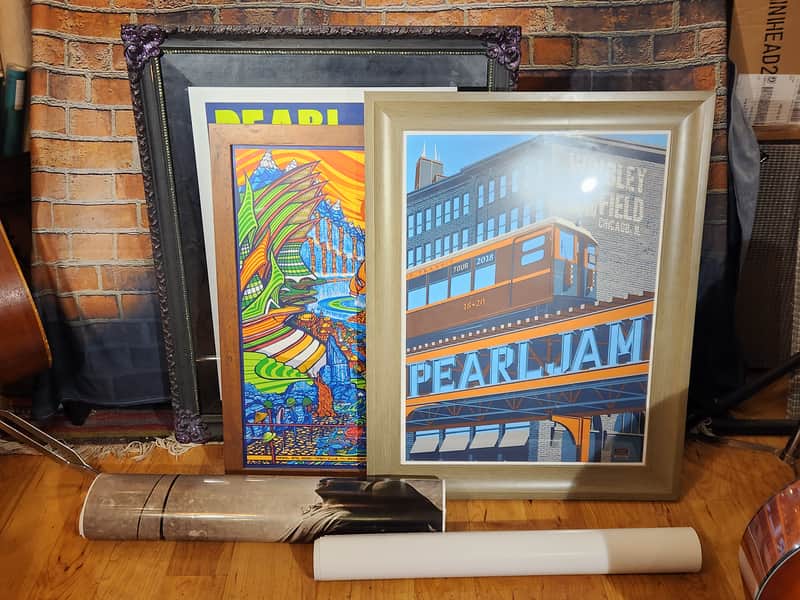 Lot of Six Pearl Jam Concert Posters-Super Cool | Reverb