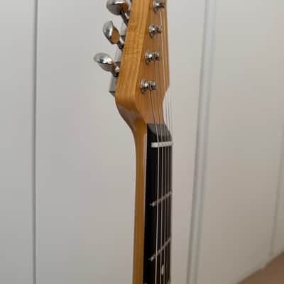 Fender Licensed Warmoth / MJT Stratocaster HSS - Black Nitro Relic image 5