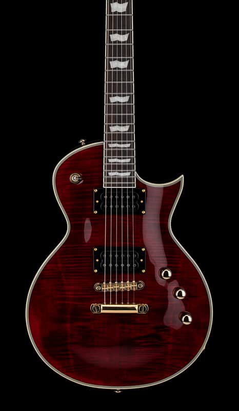 LTD EC-1000T CTM - See Thru Black Cherry #50598 (Factory Demonstration Model) image 1